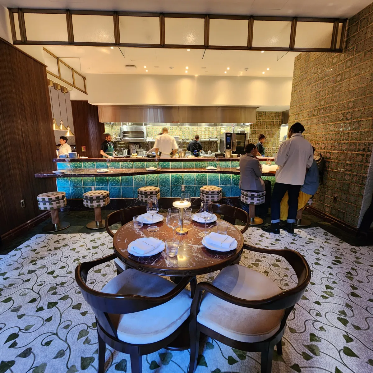 Seating at Maison Passerelle. Photo by Sora Vernikoff