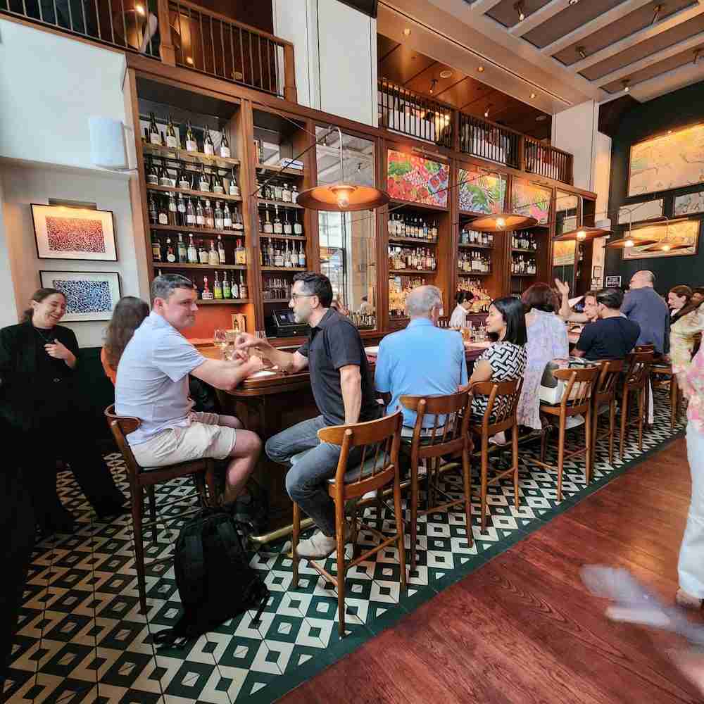 Bar seating at the Union Square Cafe. Photo by Sora Vernikoff