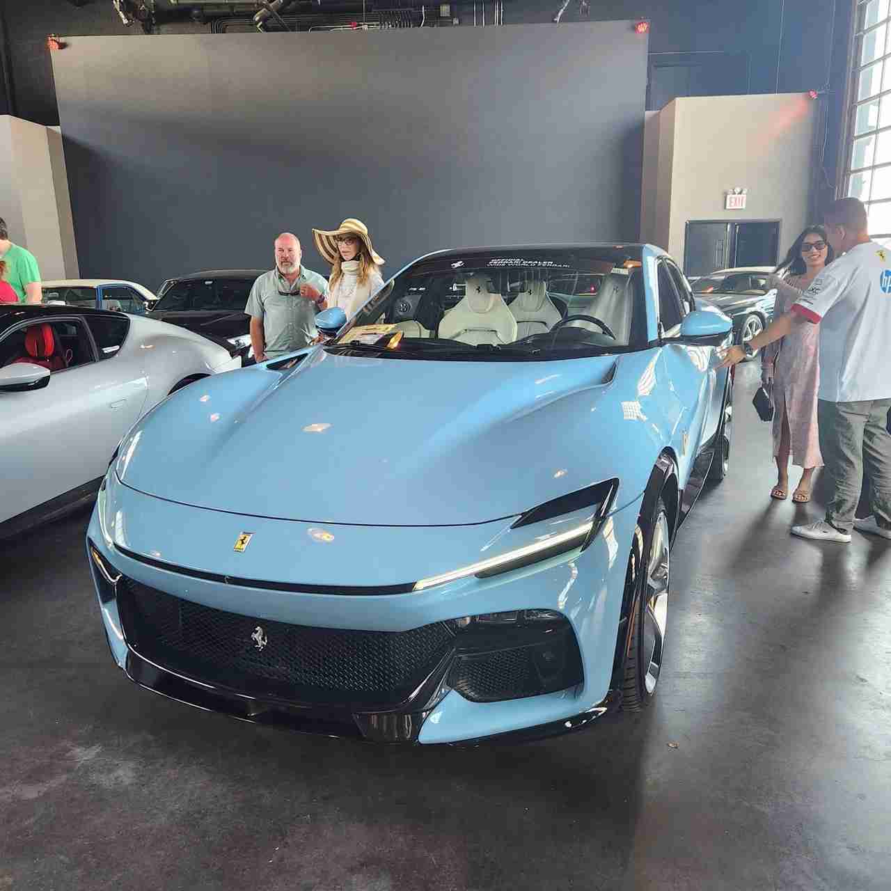 A Ferrari at the Classic Car Club at Pier 76. Photo by Sora Vernikoff