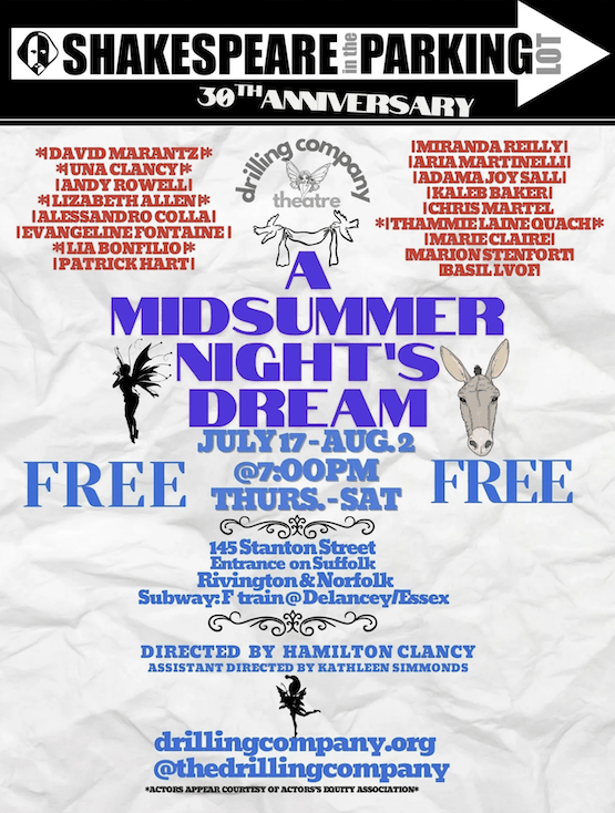 A Midsummer Night's Dream. Courtesy drillingcompany.org