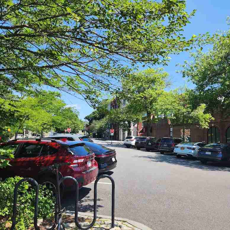A view of the train station in Scarsdale. Photo by Sora Vernikoff