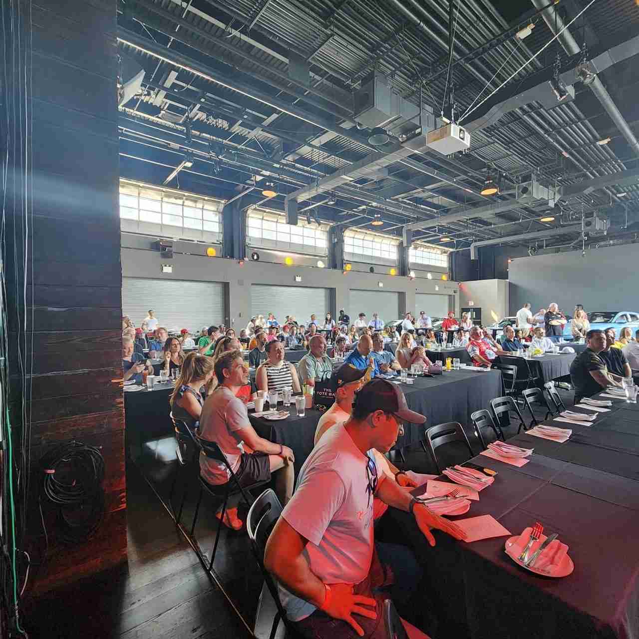 Attendees at the Classic Car Club at Pier 76. Photo by Sora Vernikoff