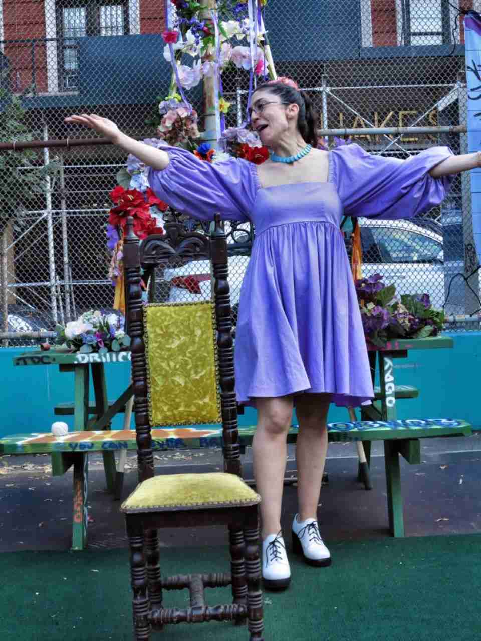 Lia Bonfilio as Helena. Photo by Jonathan Slaff.