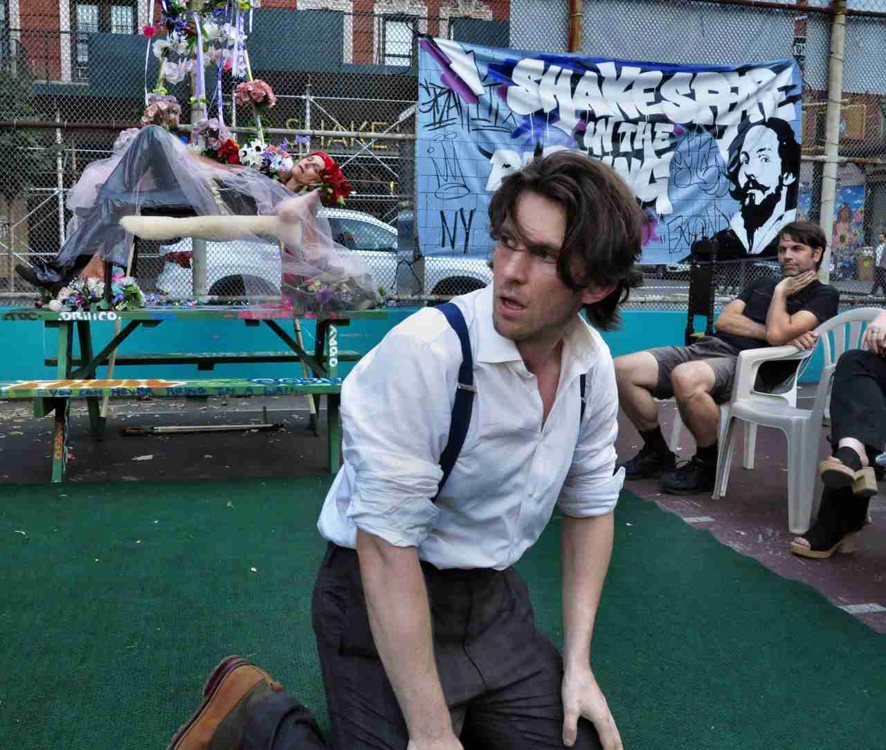 Patrick Hart as Lysander. Photo by Jonathan Slaff.