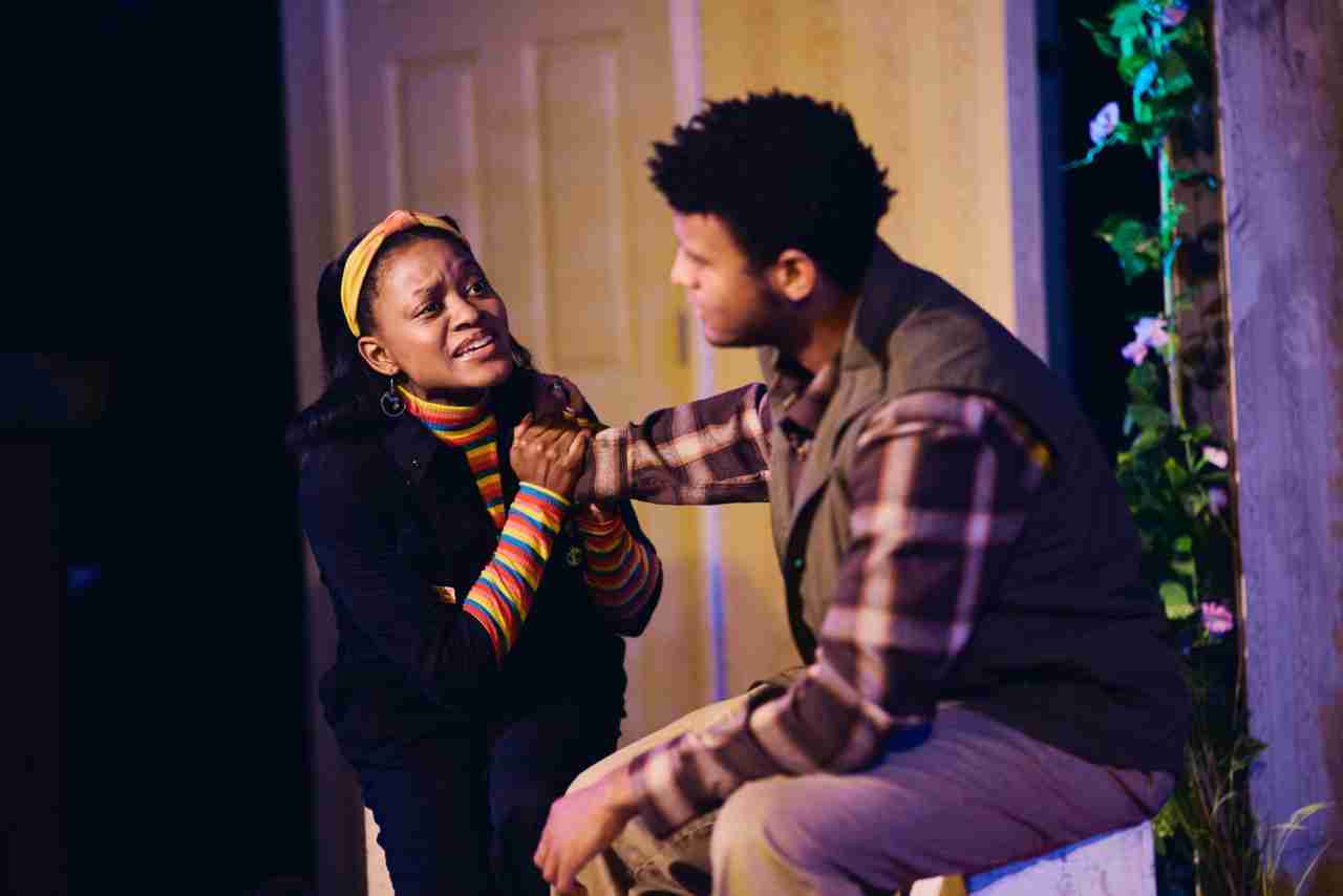 Feyisola Soetan and Eric Easter in a scene from Sulphur Bottom. Photo by Austin Pogrob