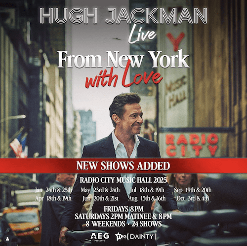 Hugh Jackman Live From New York with Love. Courtesy @thehughjackman on Instagram