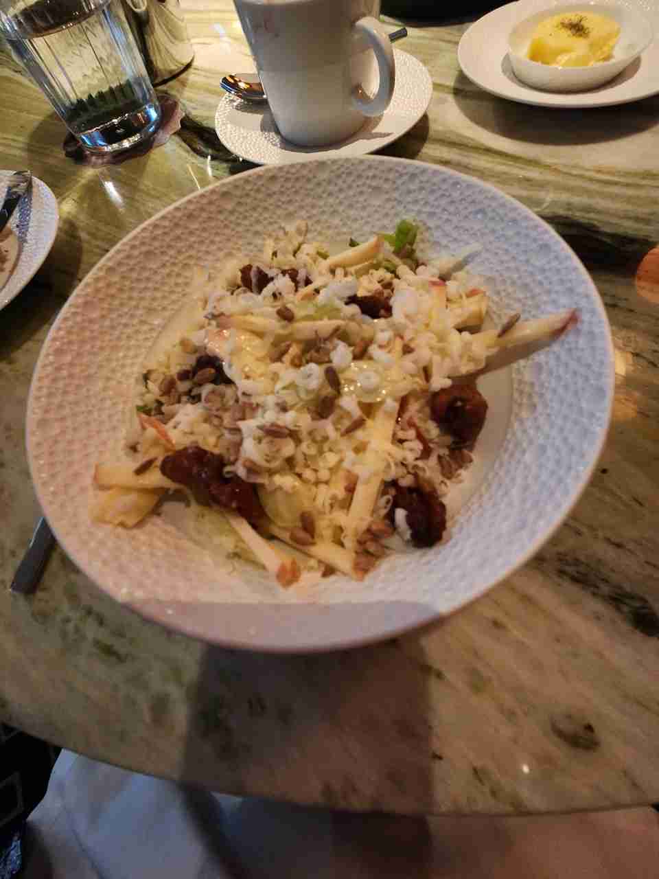 The Waldorf Salad at the Lex Yard Restaurant in the Waldorf Astoria Hotel in Manhattan. Photo by Sora Vernikoff