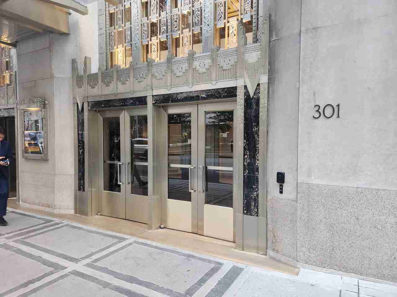 The Grand Entrance to the Waldorf Astoria Hotel in Manhattan. Photo by Sora Vernikoff