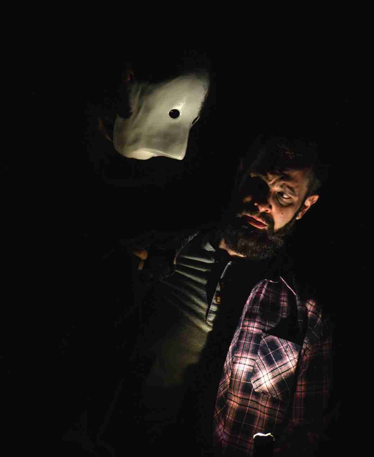 David Israeli as The Count, Mark Weatherup Jr. as John. Photo by Al Foote III.