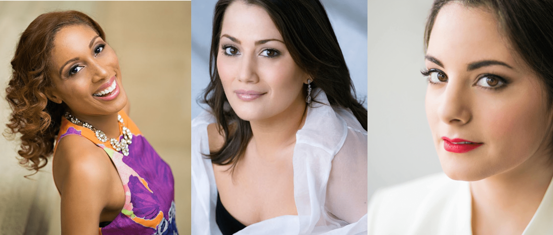 L-R Jacqueline Echols, Soprano. Heather Johnson, Mezzo Soprano. Gina Perregrino, Mezzo Soprano. Photos courtesy Michelle Tabnick PR
