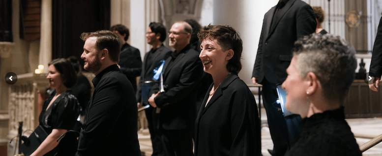 Members of Musica Sacra at the Cathedral Church of St. John the Divine. Courtesy musicasacrany.com