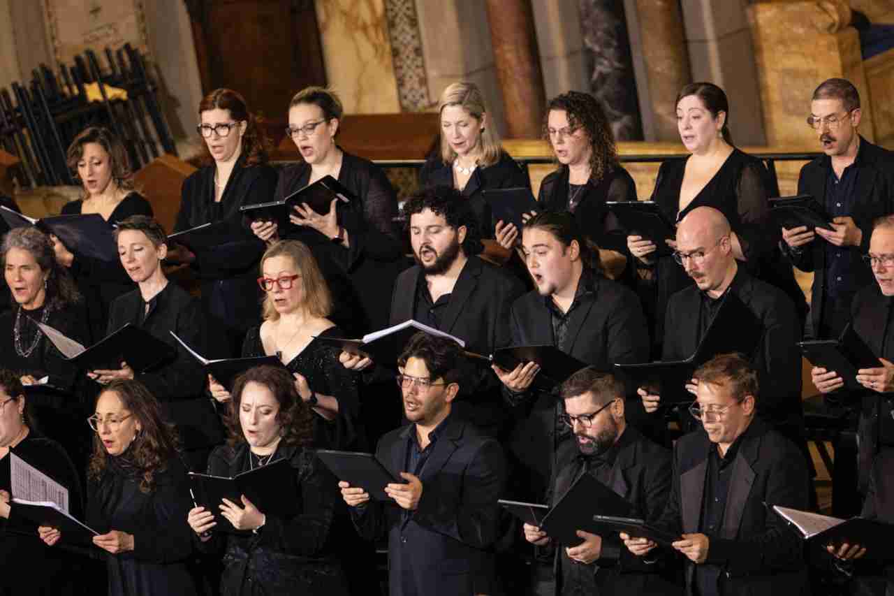 Members of the Bard Festival Chorale at the ASO's Requiem and Revelation by the ASO at St. Bart's in NYC. Photo by Matt Dine