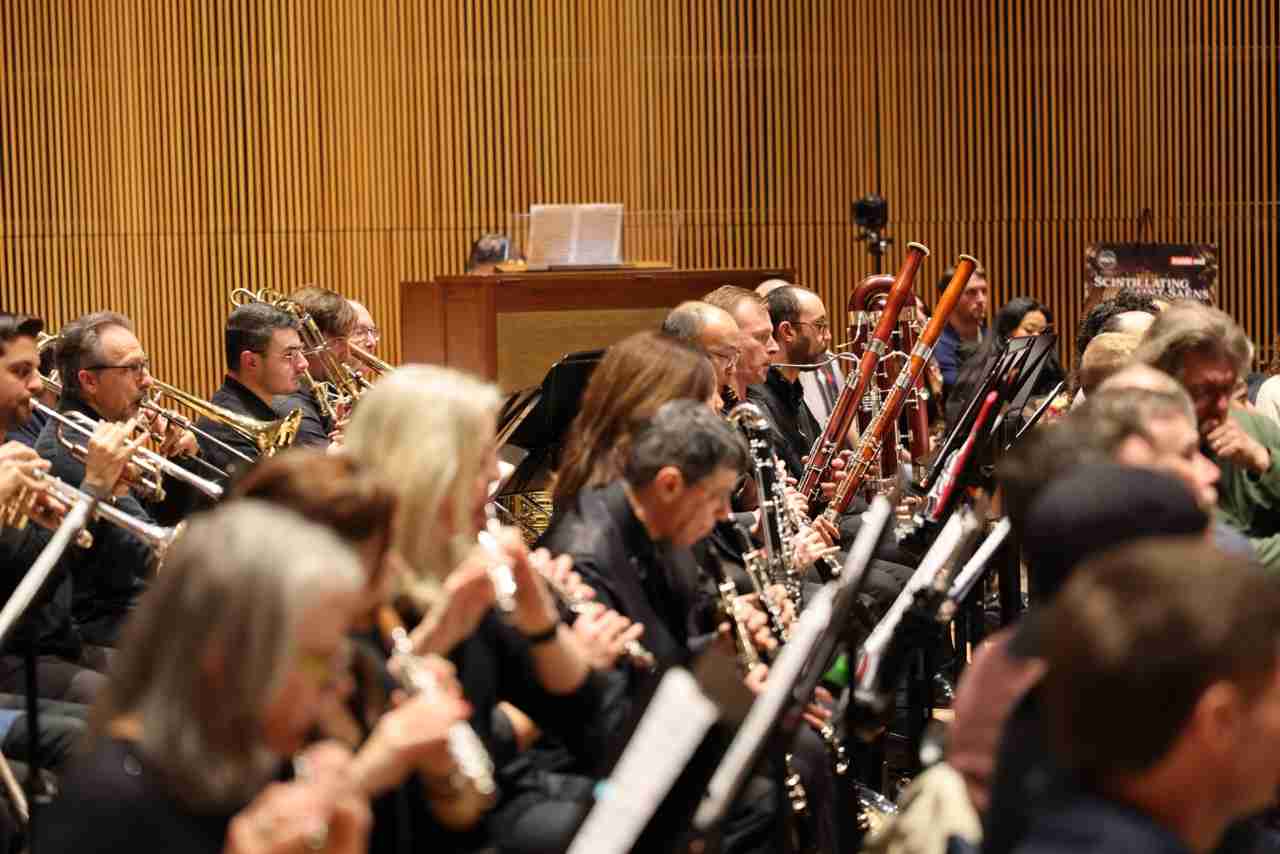 Brass and Woodwinds of the Park Avenue Chamber Symphony as they present Scintillating Saint-Saëns at the DiMenna Center for Classical Music in NYC. Photo by Adam Bundy Photography