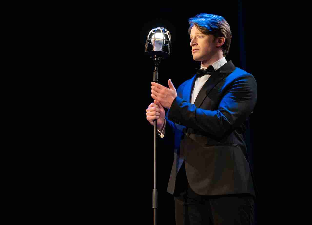 Marek Zurowski in a scene from Nothing Like Broadway! Photo by Arden Dickson