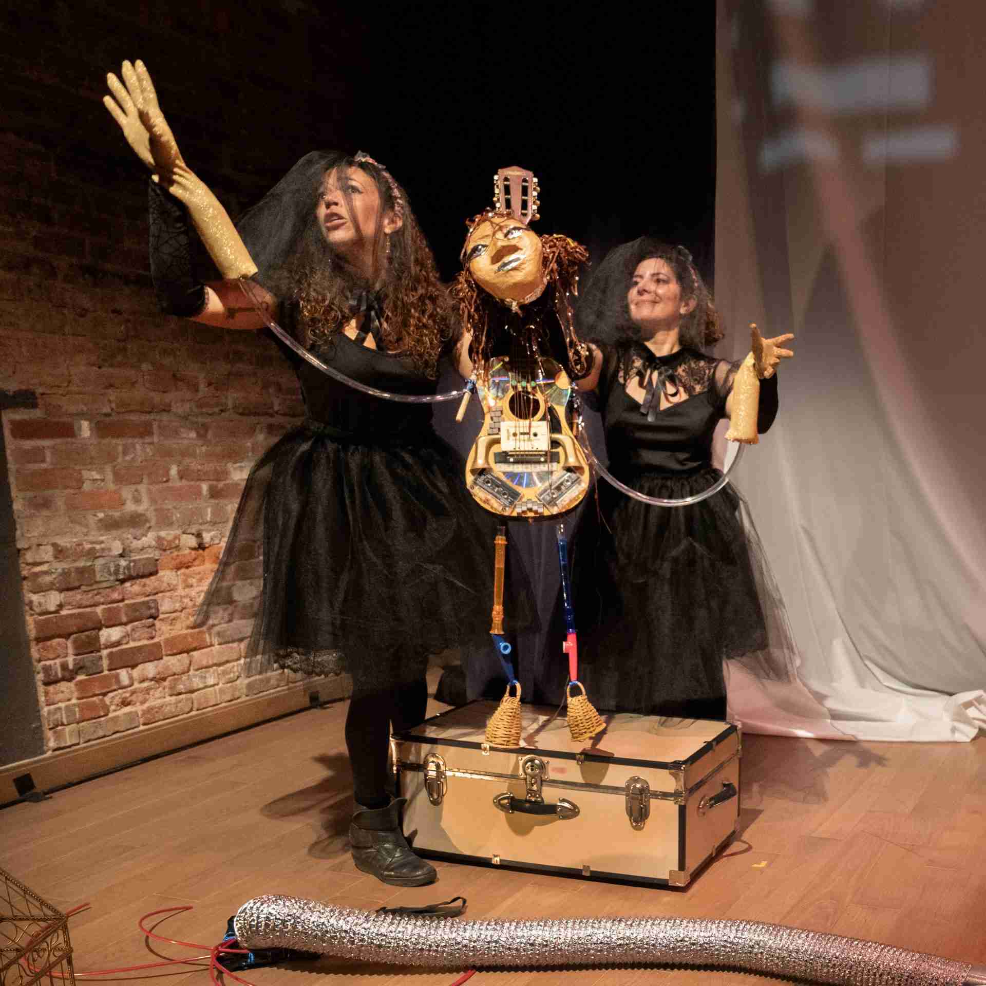 A Scene from MIA M.I.A. at La MaMa Experimental Theatre Club in New York NY. Photo by Richard Termine