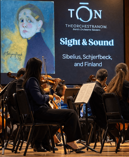 Members of The Orchestra Now in a Concert of Sibelius, the Visual Art of Schjerfbeck, and Finland at the MET Museum. Photo by Edward Kliszus