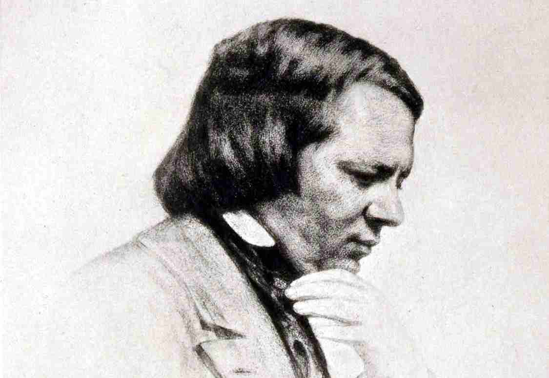 Robert Schumann. Author unknown. Public Domain via Wikipedia Commons
