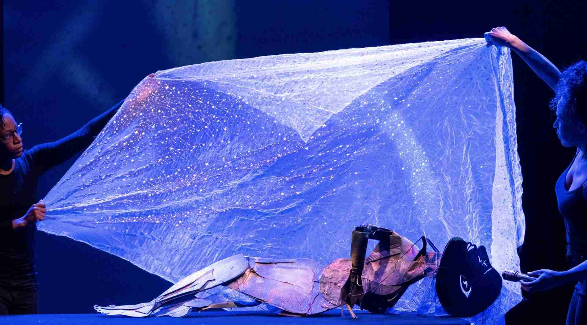 A Scene from Dreamcats! at the Gene Frankel Theatre in NYC. Photo by Richard Termine