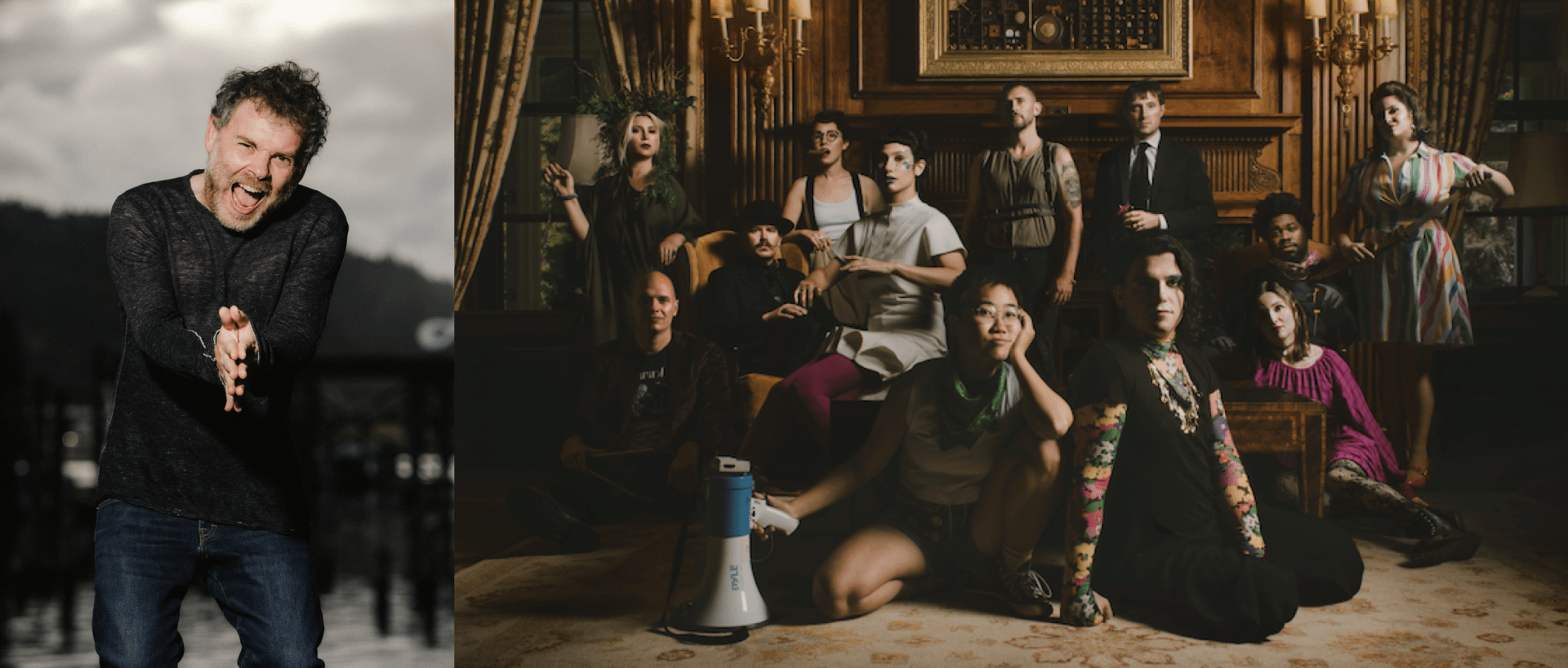 Gabriel Kahane (Photo by Jason Quigley), and Roomful Of Teeth (Courtesy roomfulofteeth.org)