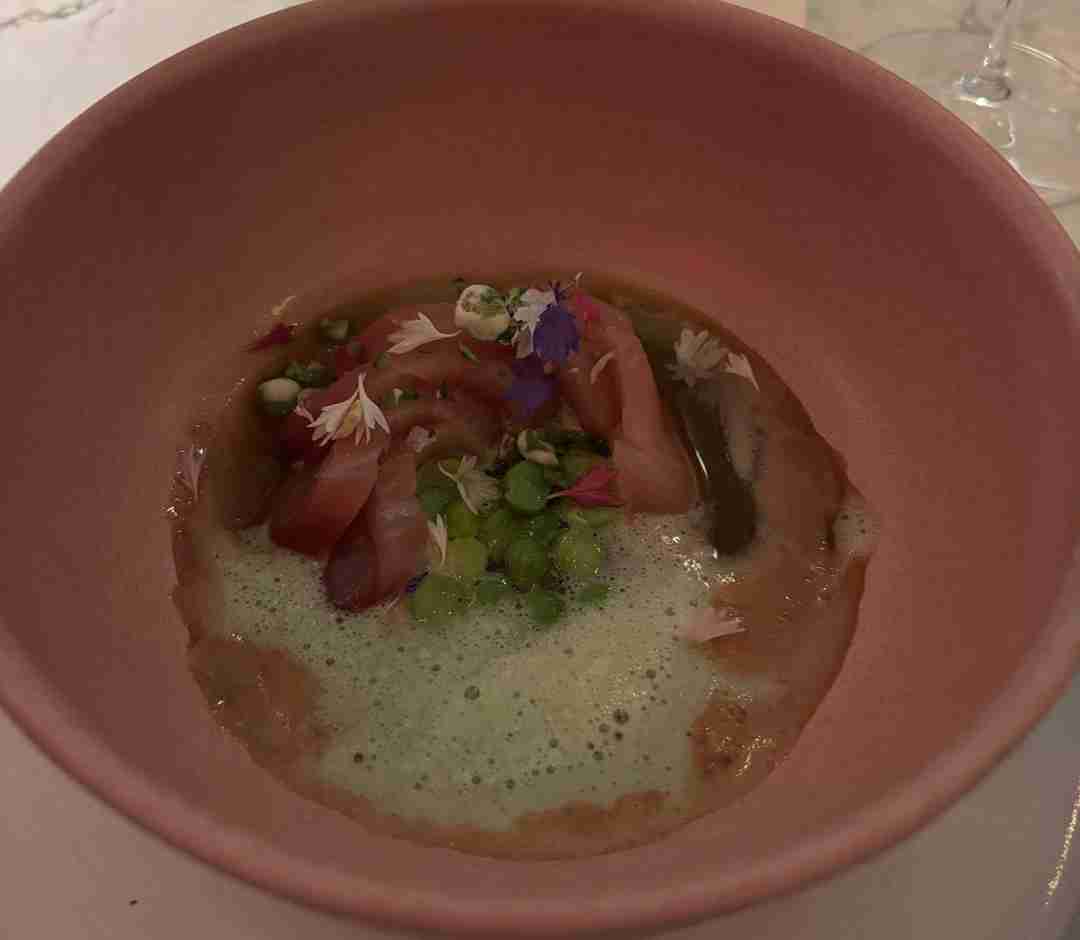 Hamachi Crudo at The Morris Proper. Photo by Victoria L. Dammer