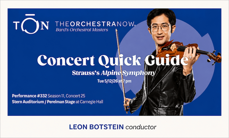 Leon Botstein leads The Orchestra Now in a concert of the works of Richard Strauss at Carnegie Hall