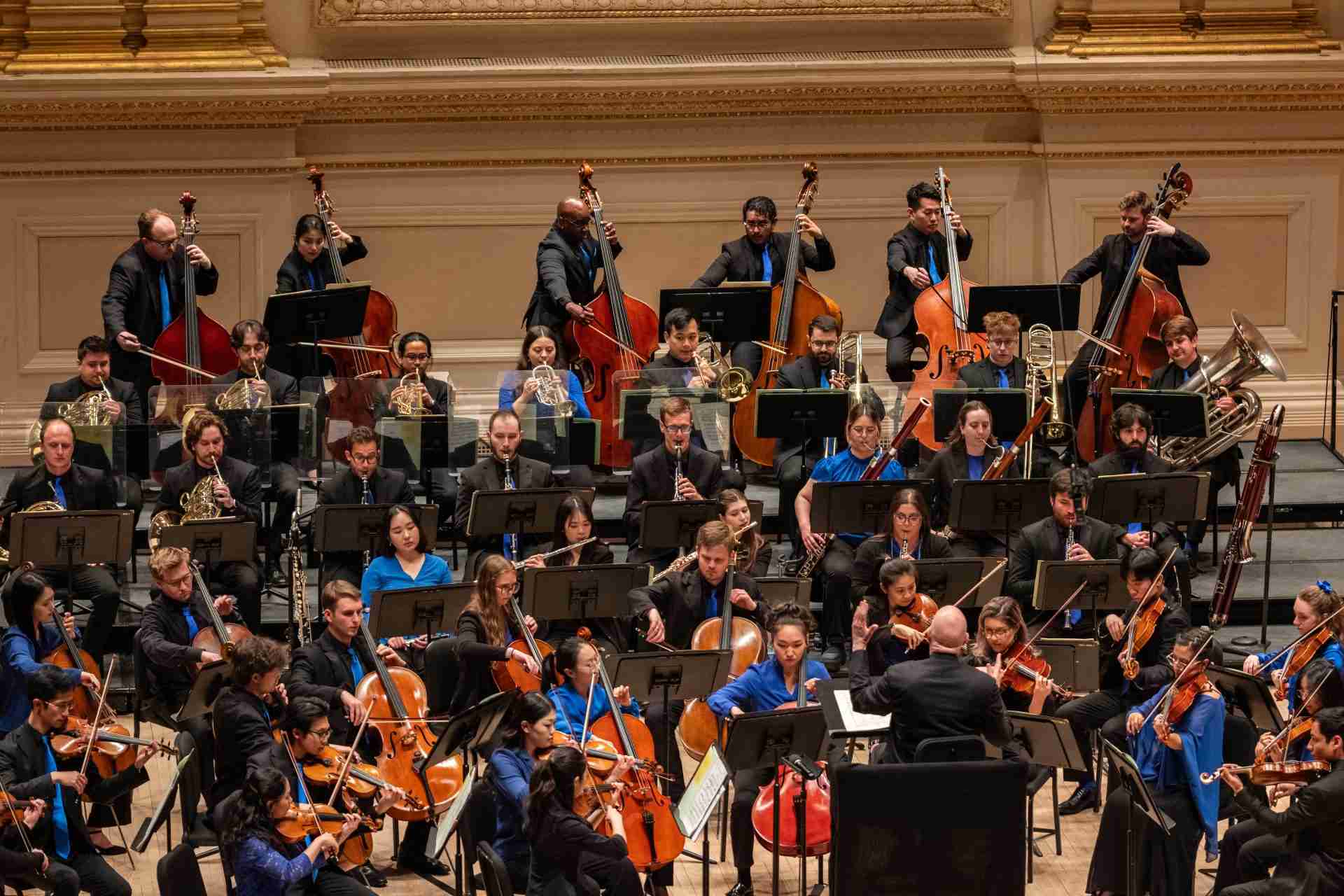 Leon Botstein conducts The Orchestra Now at Carnegie Hall. Photo by Matt Dine