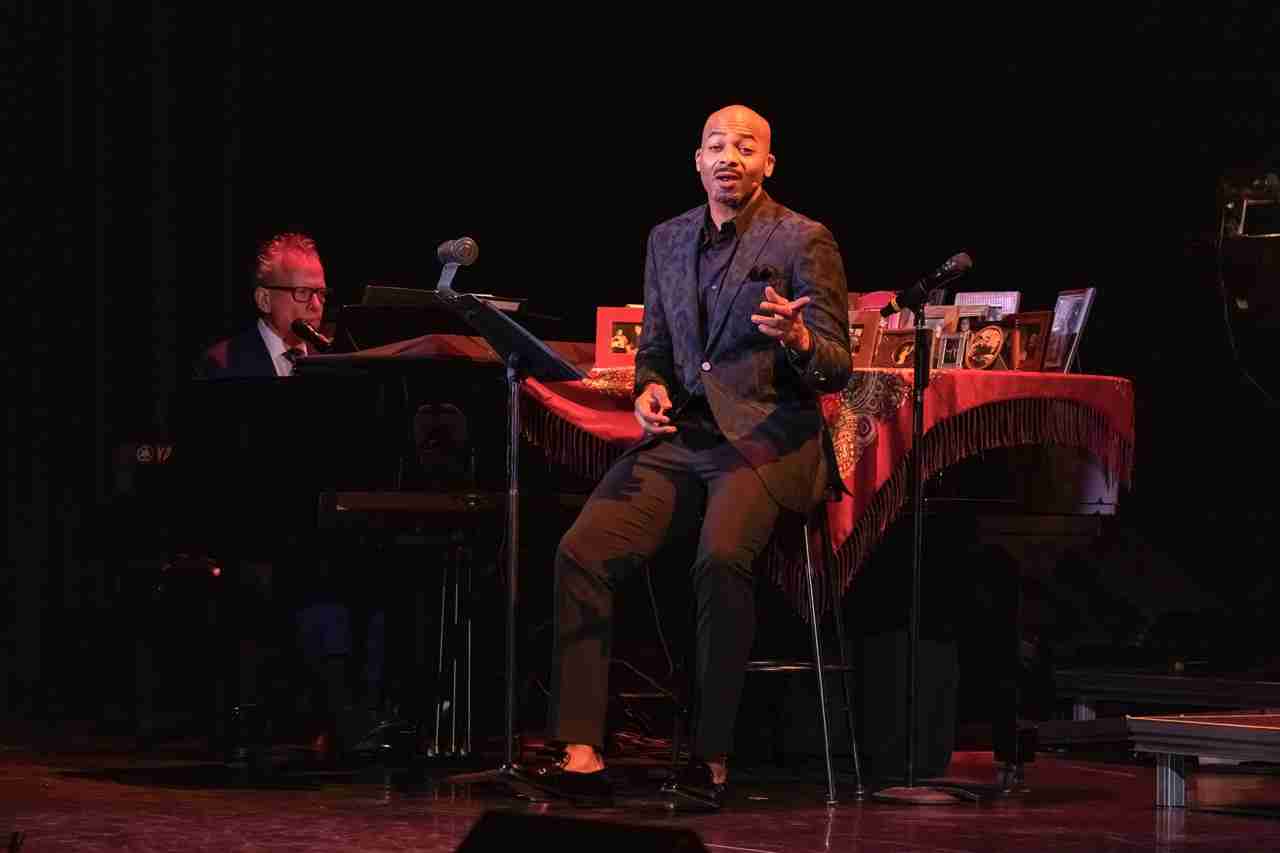 Billy Stritch and Brandon Victor Dixon in "Every Kind of Light: The Love and Lyrics of Alan & Marilyn Bergman" at the 92ND Street Y, NYC. Photo by Richard Termine