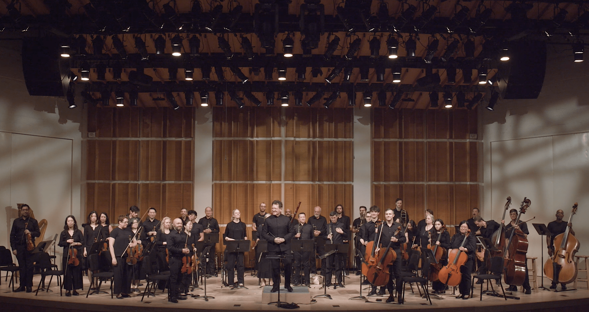 David Bernard conducts the Park Avenue Chamber Symphony in The Barbara Brandt Winners' Concert at Merkin Hall. Courtesy The Kaufman Center