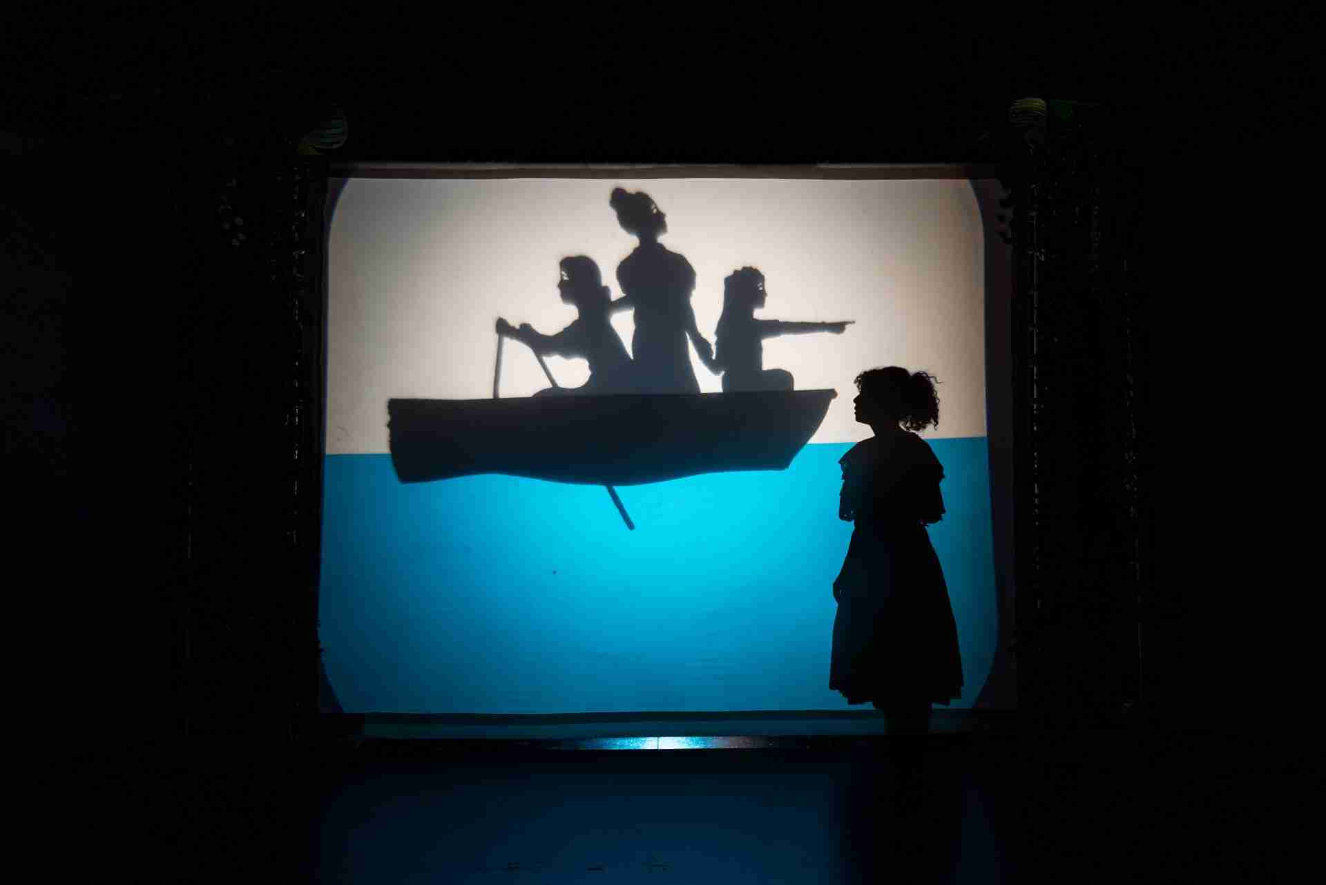 Samantha Blain as Lulu in a scene from ISLA at the WP Theater in NYC. Photo by Rebecca J. Michelson