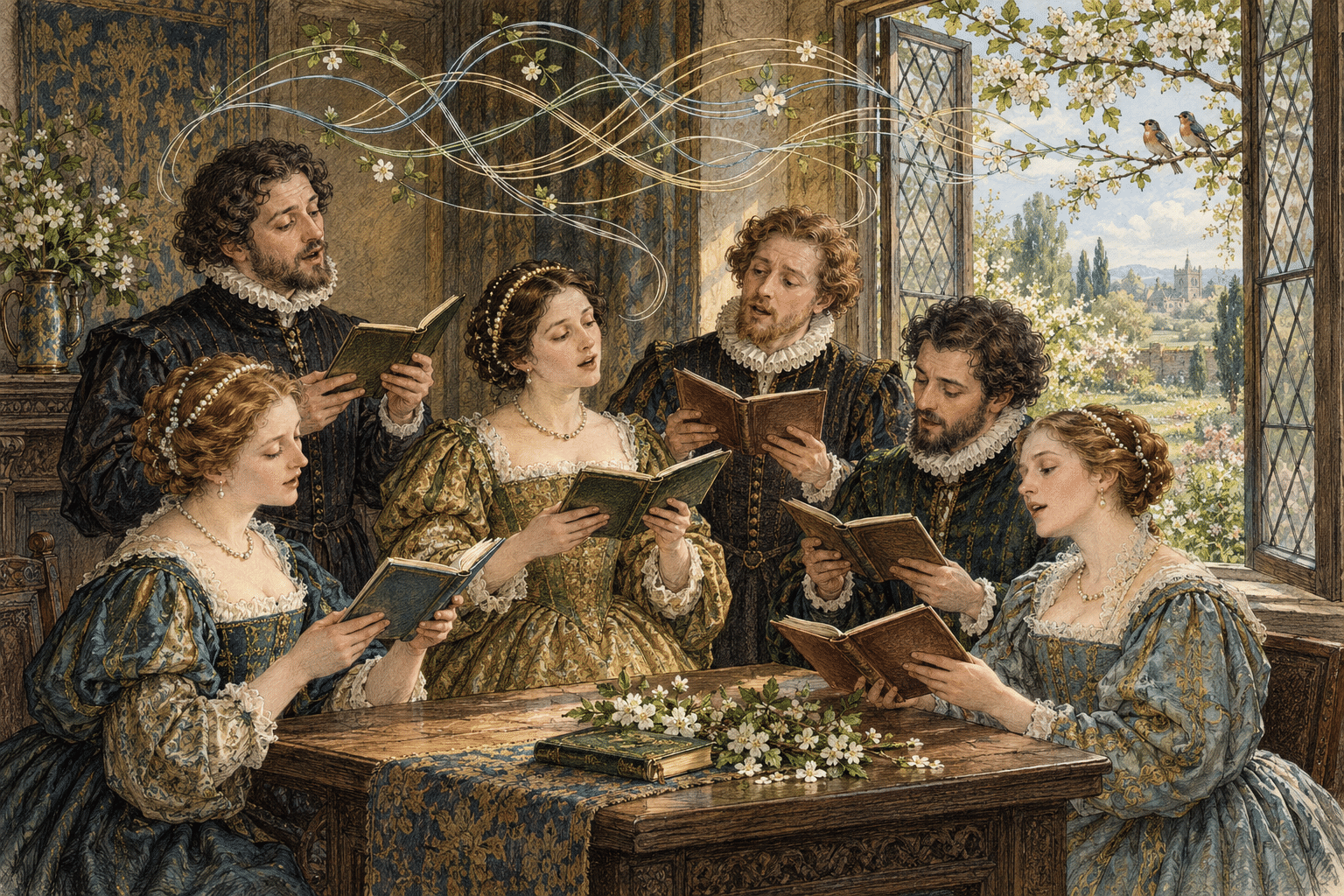 Byrd’s May Madrigal at the Tudor Window