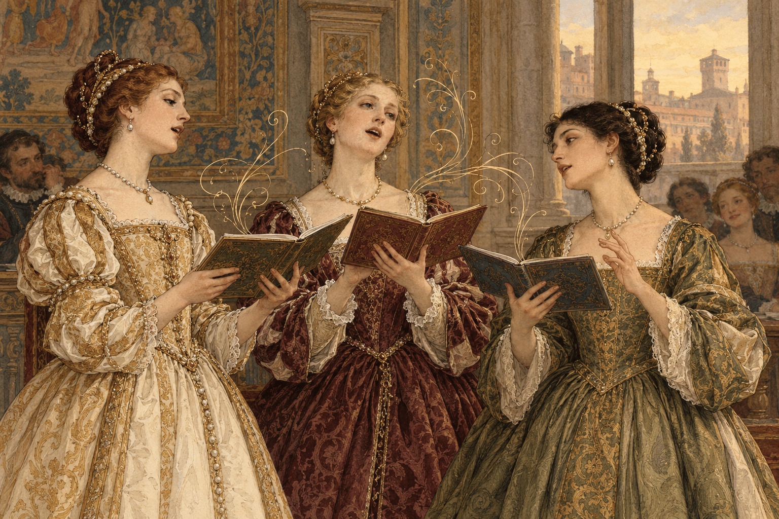Three Madrigal Voices in Ferrara